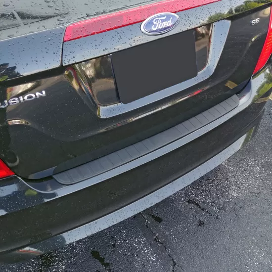 Glossy Stainless Steel Rear Bumper Protector For Ford Courier (2014-2023) | Wimbledon Trade