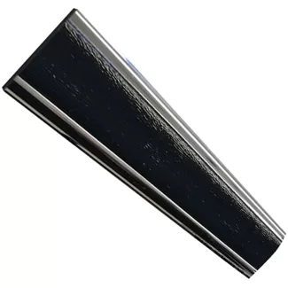 Body Side Molding Trim - 60' Roll - 1 1/8” Wide - Black with Chrome