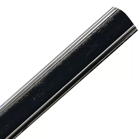 Body Side Molding Trim - 60' Roll - 1 1/8” Wide - Black with Chrome