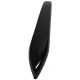 Body Side Molding Trim with Angled Ends - 14/25” Wide - Two 7' Pieces - Black