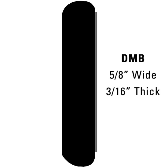 Body Side Molding & Wheel Well Trim - 20' Roll - 5/8” Wide - Black
