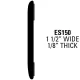 Body Side Molding Trim - 65' Roll - 1 1/2” Wide - Black