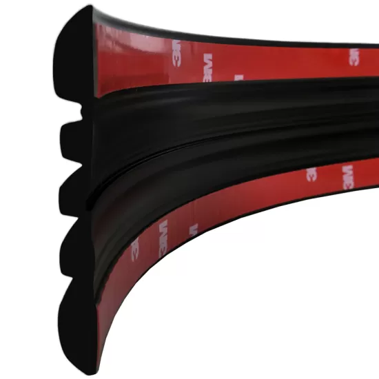 Chevy/GMC 1988–1998 OBS Replacement Body Side Molding Trim - 34 Ft Roll - 2 3/8” Wide - Black