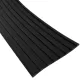 Universal Running Board Ribbed Tread Molding - 50 Ft Roll - 4" Wide - Black