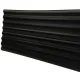 Universal Running Board Ribbed Tread Molding - 50 Ft Roll - 4" Wide - Black