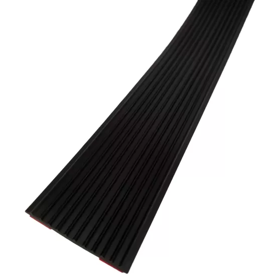 Universal Rocker Panel & Truck Bed Molding Trim - 16 Ft Roll - 2” Wide - Black