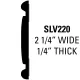 Chevrolet/GMC 1973-1987 Replacement Body Side Molding Trim - 8 Ft Roll - 2 1/4” Wide - Black & Chrome