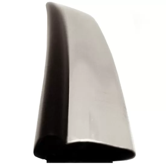 Wheel Well Trim Molding - 20' Roll - 1/2” Wide - Black & Chrome