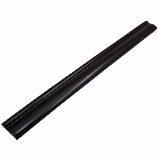 Wheel Well Trim Molding - 20' Roll - 1/2” Wide - Black & Chrome