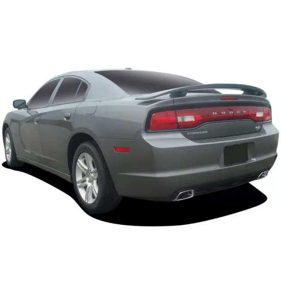 Hyper Wings Factory Style Spoiler For Dodge Charger 2011-2023 – Unfinished Primer Pedestal Wing