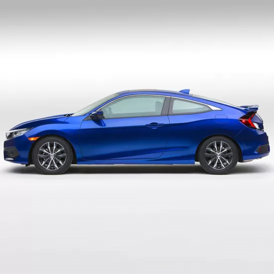 Honda Civic Coupe Factory Style Painted Rear Trunk Spoiler Wing 2016 - 2021