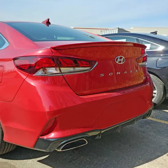 Hyundai Sonata Factory Style Painted Rear Trunk Spoiler Wing 2018 - 2019