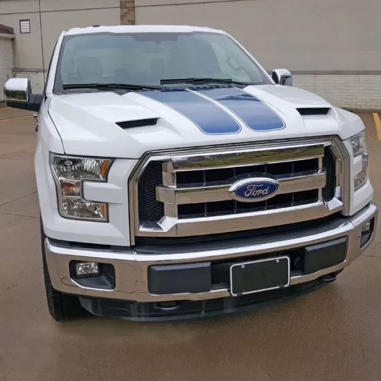 Ford F-150 Painted Functional Ram Air Hood 2015 - 2020 / RAHF15015 (RAHF15015) by www.Sportwing.com