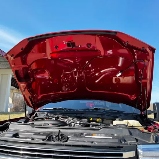 Ford F-250 Painted Functional Ram Air Hood 2017 - 2022 / RAHFORDSD17 (RAHFORDSD17) by www.Sportwing.com