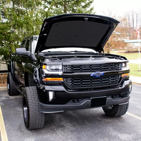 Chevrolet Silverado 1500 Painted Functional Ram Air Hood 2016 - 2018 / RAHSIL16 (RAHSIL16) by www.Sportwing.com