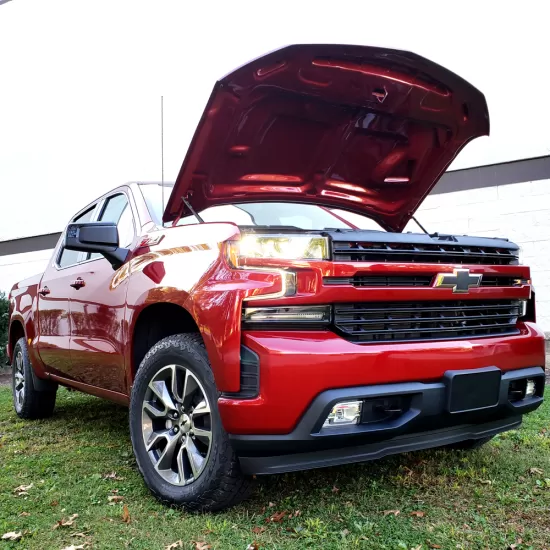  Chevrolet Silverado 1500 Painted Functional Ram Air Hood 2019 - 2025 / RAHSIL19