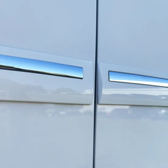 Toyota Tacoma Access Cab Painted Body Side Moldings with Chrome Inserts 2005 - 2023