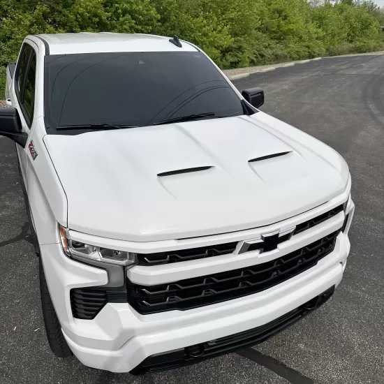 Chevrolet Silverado 1500 Painted Functional Ram Air Hood 2019 - 2025