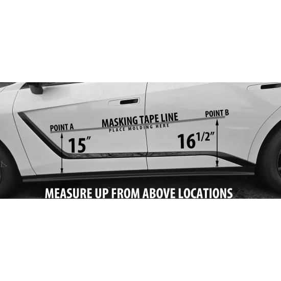 Lexus ES Painted Body Side Moldings 2026 - 2027