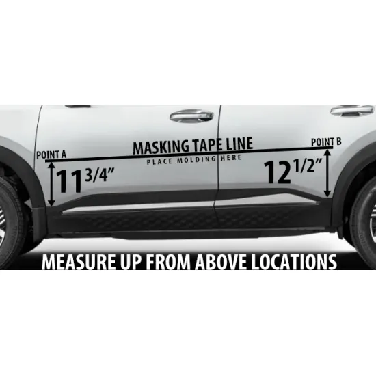 Nissan Kicks Painted Body Side Moldings 2025 - 2027