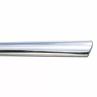 Universal Chrome Body Side Molding Trim with Angled Ends - 1” Wide - 2 x 7 Ft Pieces