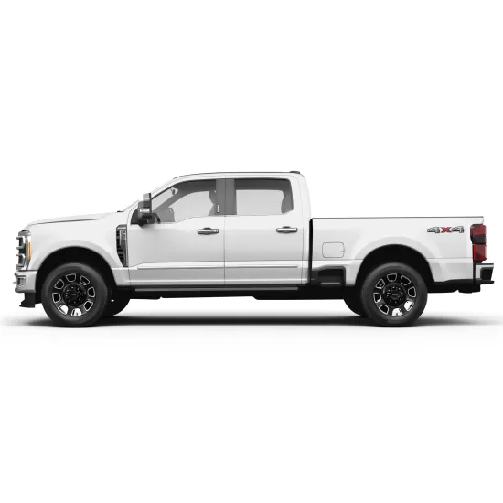 Ford F-250/F-350/450 SuperCrew Cab Chrome Body Side Moldings 2023 - 2026