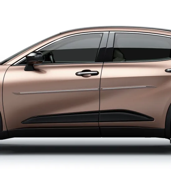 Toyota Crown Painted Body Side Moldings with Chrome Inserts 2023 - 2026