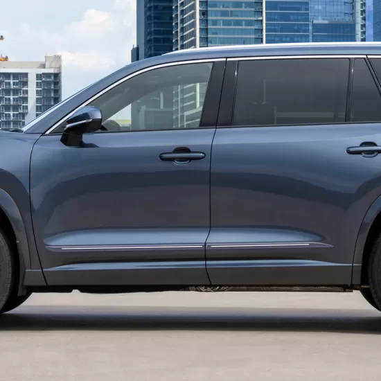 Lexus TX Painted Body Side Moldings with Chrome Inserts 2024 - 2026