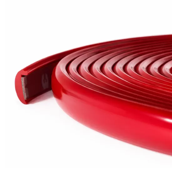 L-Shape Car Door Edge Protector Guard Flexible Trim - 16 Ft Roll - 3/8” Wide - Multiple Colors