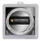 U-Shape Chrome Door Edge Guard - 18' Roll - 1/4” Wide