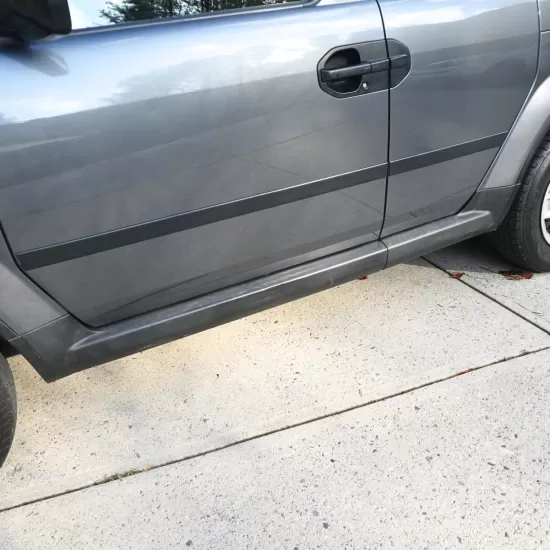 Universal Body Side Molding Trim - 18 Ft Roll - 2” Wide - Black