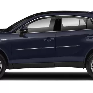 Toyota Venza Painted Body Side Moldings with Chrome Inserts 2021 - 2024