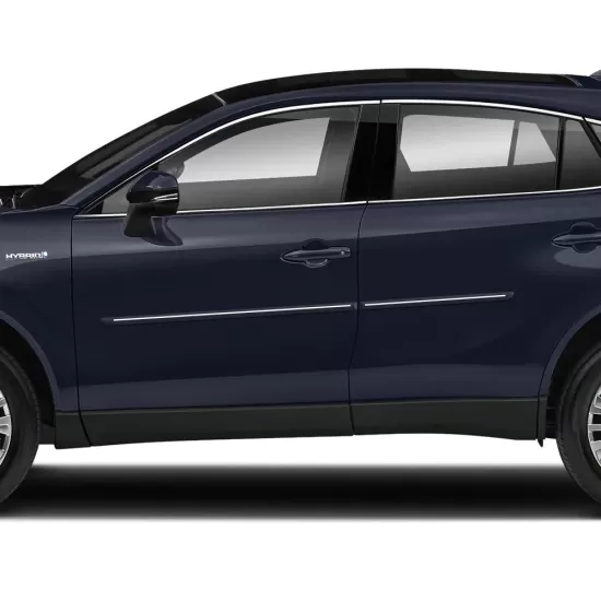 Toyota Venza Painted Body Side Moldings with Chrome Inserts 2021 - 2024