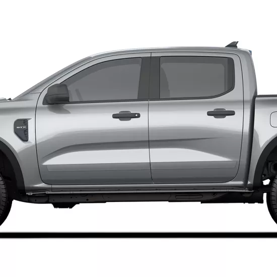 Ford Ranger Super Crew Cab Painted Body Side Moldings 2024 - 2025