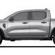 Ford Ranger Super Crew Cab Painted Body Side Moldings 2024 - 2025