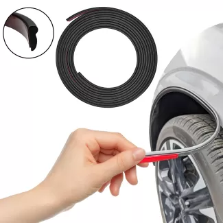 Wheel Well Trim Molding - 18' Roll - 1/2” Wide - Black