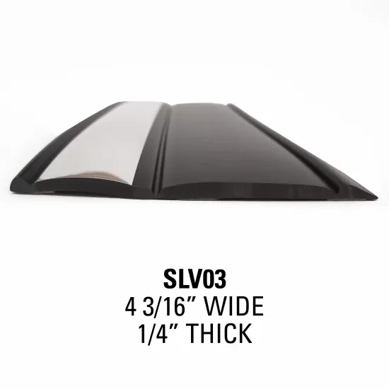 Chevy/GMC 1999–2006 Replacement Body Side Molding - 19 Ft Roll - 4 3/16” Wide - Black & Chrome