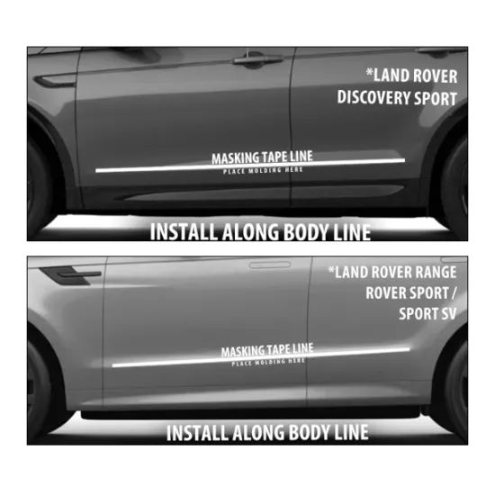 Land Rover Discovery Sport Painted Body Side Moldings 2015 - 2026