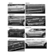 Mazda 3 Chrome Body Side Moldings 2010 - 2026