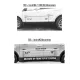 Lincoln MKX Painted Body Side Moldings 2007 - 2015
