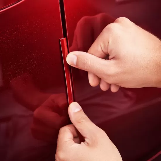 L-Shape Car Door Edge Protector Guard Flexible Trim - 16 Ft Roll - 3/8” Wide - Multiple Colors