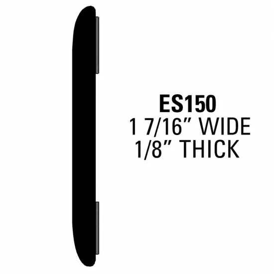 Universal Body Side Molding Trim - 16 Ft Roll - 1 7/16” Wide - Black