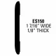 Universal Body Side Molding Trim - 16 Ft Roll - 1 7/16” Wide - Black