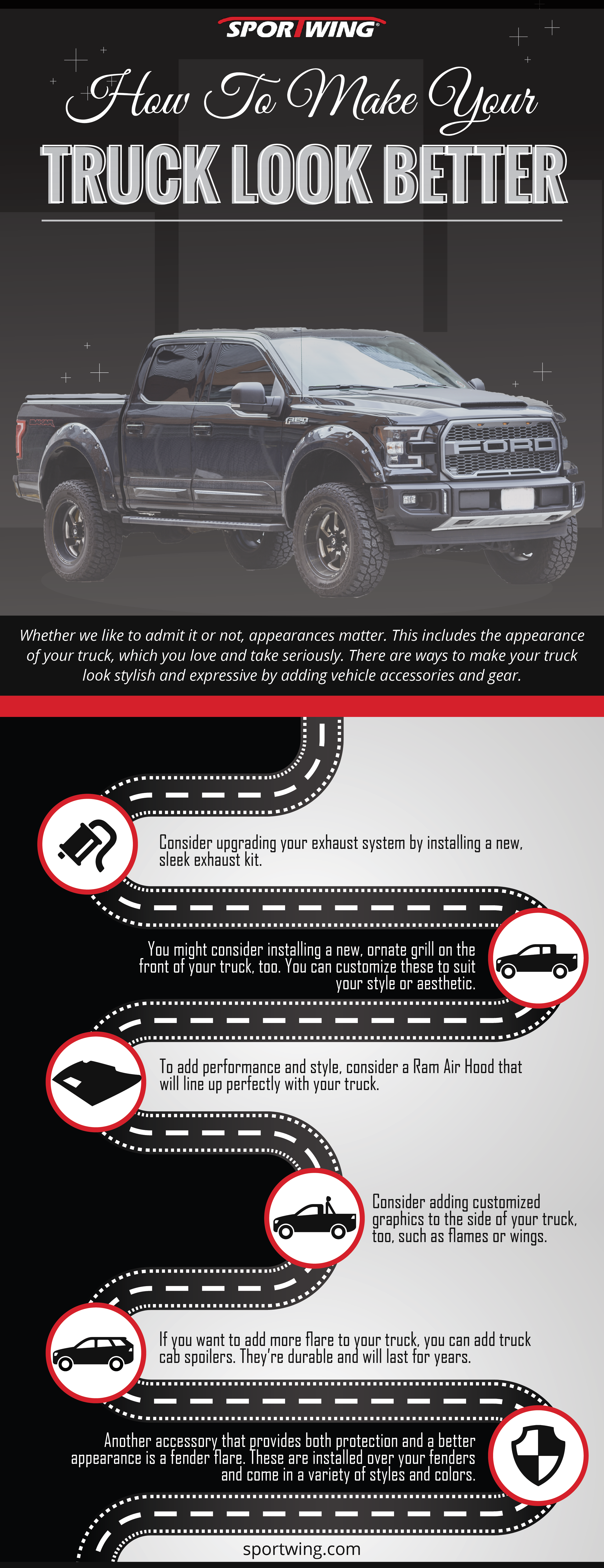 How To Make Your Truck Look Better Infographic